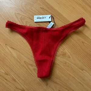 Cou Cou Intimates Red Thong
